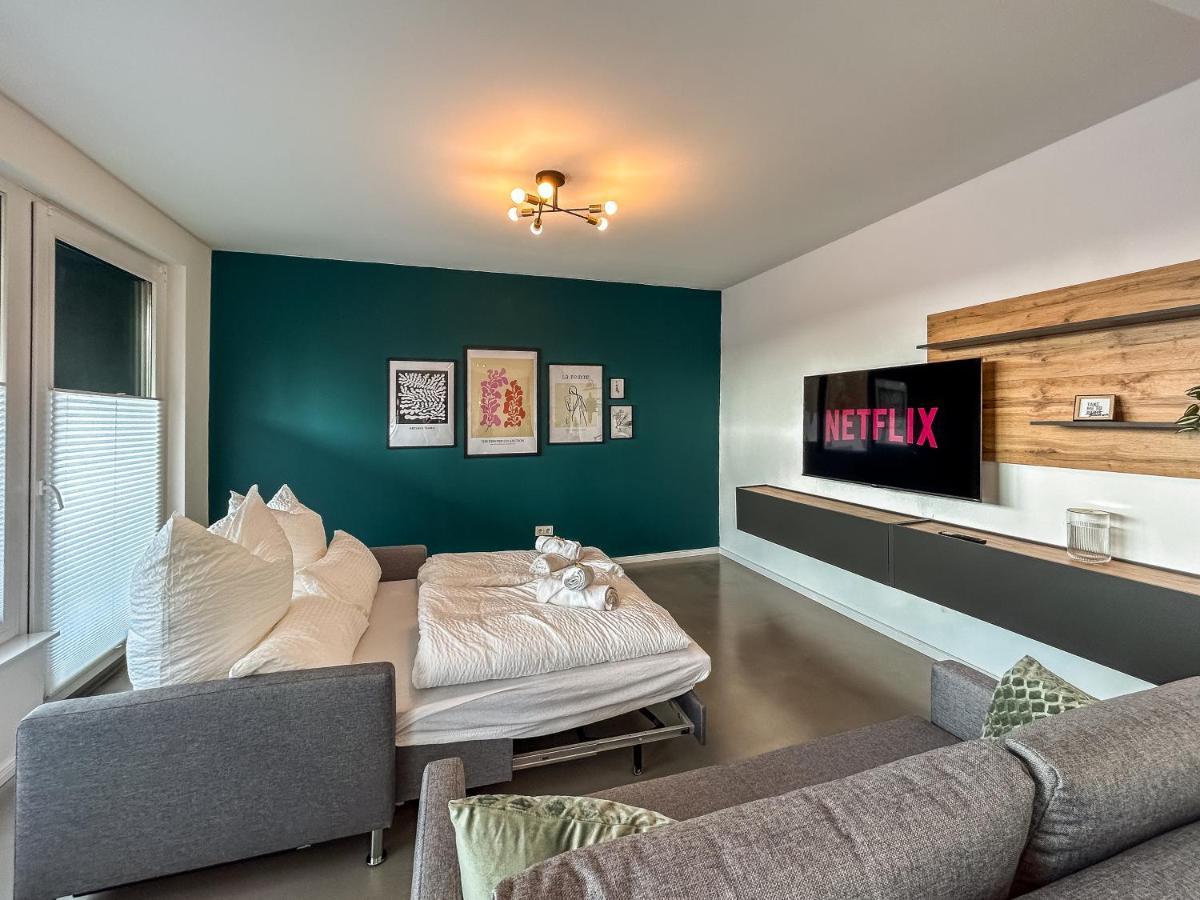 Design-Apartment - Bochum Zentrum - 2 Balkons - 118M2 - Netflix Ngoại thất bức ảnh