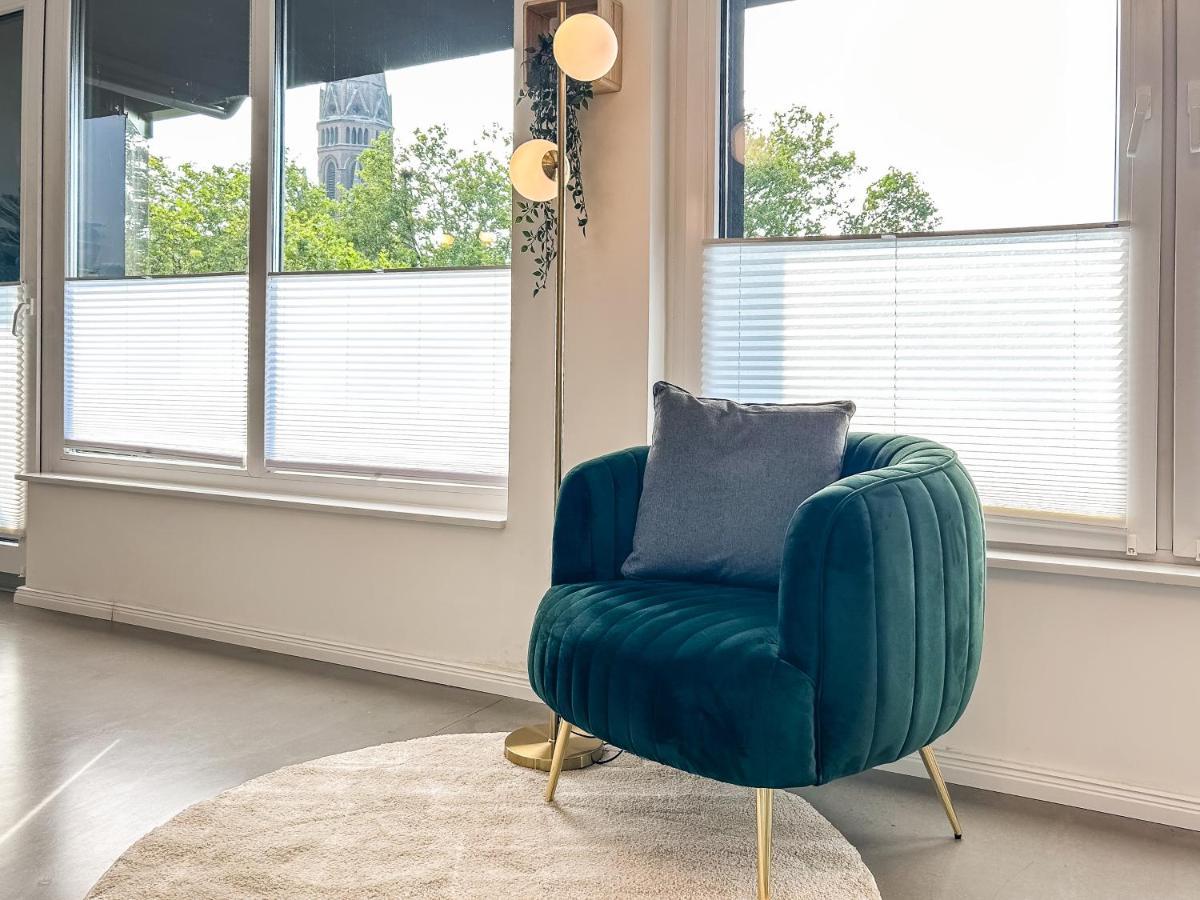 Design-Apartment - Bochum Zentrum - 2 Balkons - 118M2 - Netflix Ngoại thất bức ảnh
