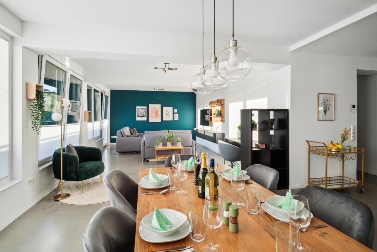 Design-Apartment - Bochum Zentrum - 2 Balkons - 118M2 - Netflix Ngoại thất bức ảnh