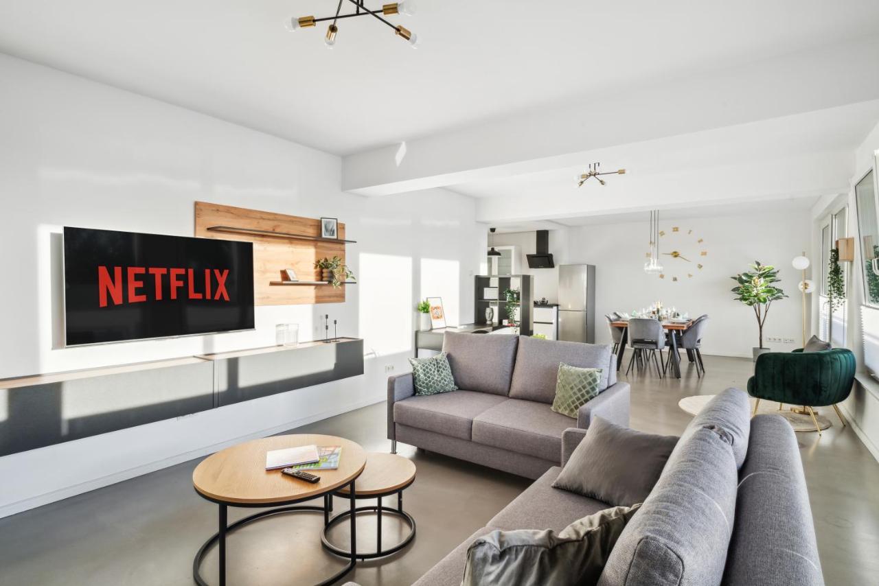 Design-Apartment - Bochum Zentrum - 2 Balkons - 118M2 - Netflix Ngoại thất bức ảnh