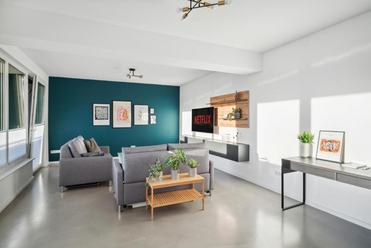 Design-Apartment - Bochum Zentrum - 2 Balkons - 118M2 - Netflix Ngoại thất bức ảnh